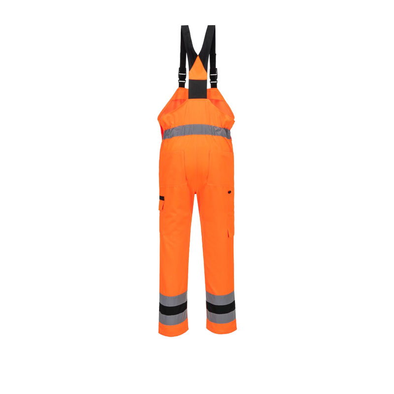 PortWest CD852 ECO Warnschutz Latzhose nachhaltig