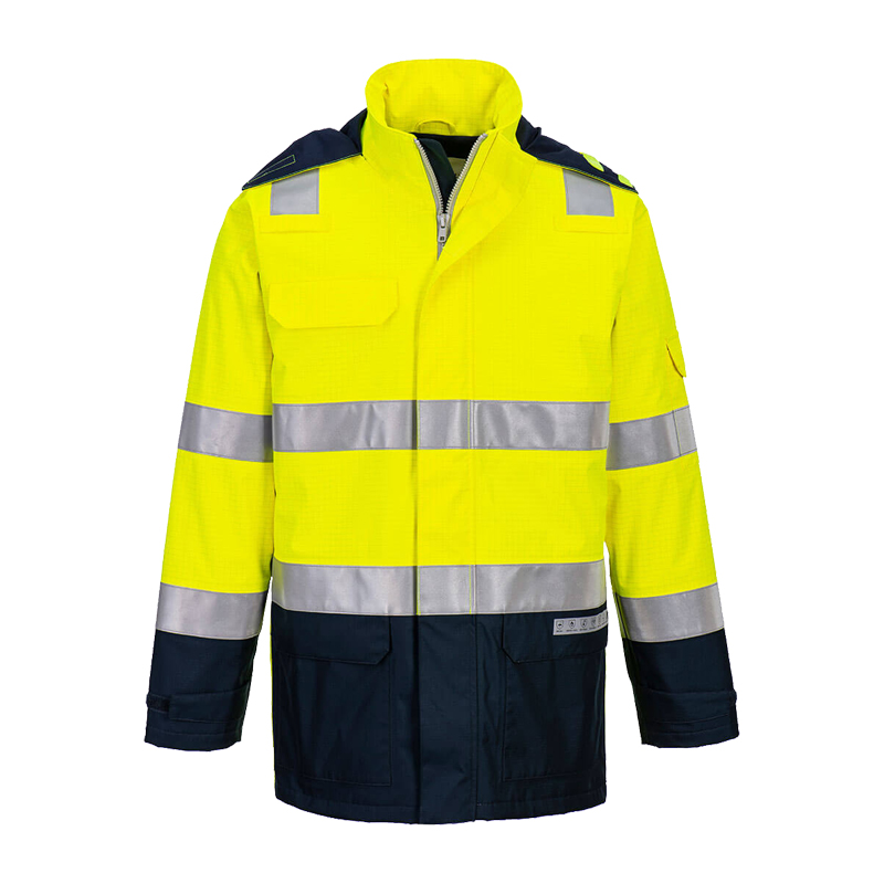 PortWest FR605 Multi Norm Warnschutz Wetterschutz Jacke