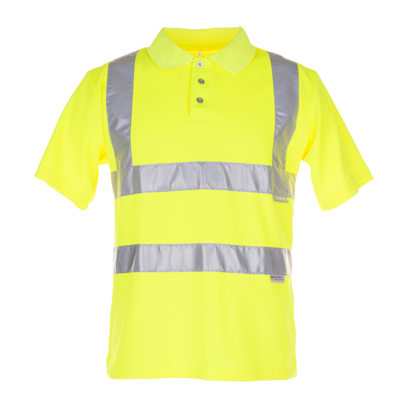 Planam Warnschutz Polo-Shirt uni Klasse 2