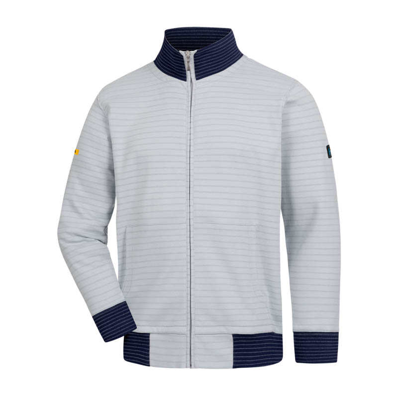 HB CONDUCTEX Cotton Knit ESD Sweat Jacke kontrast