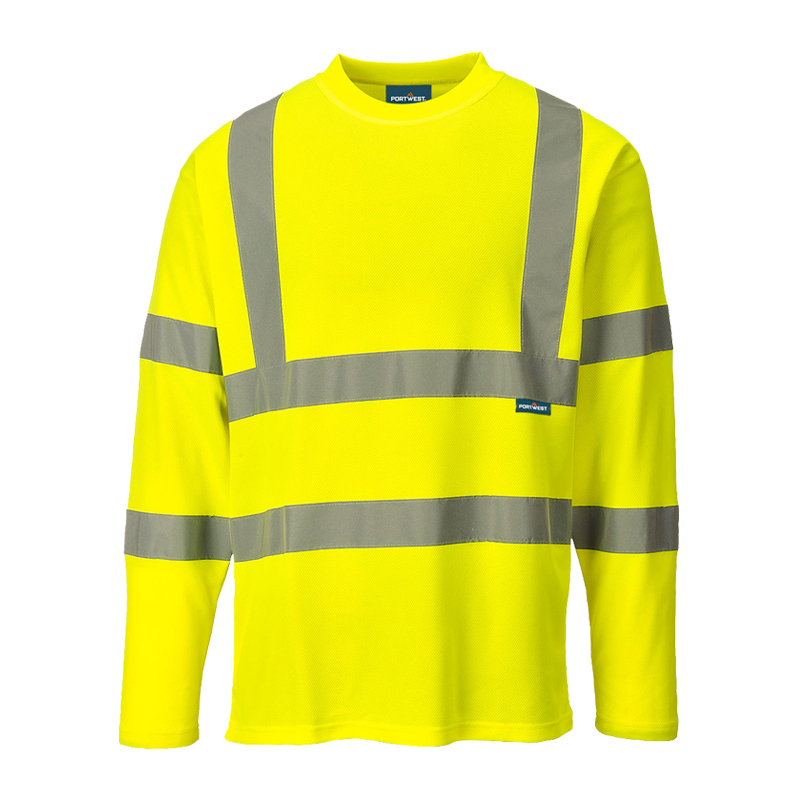 PortWest S278 Warnschutz T-Shirt Cotton Comfort Klasse 3
