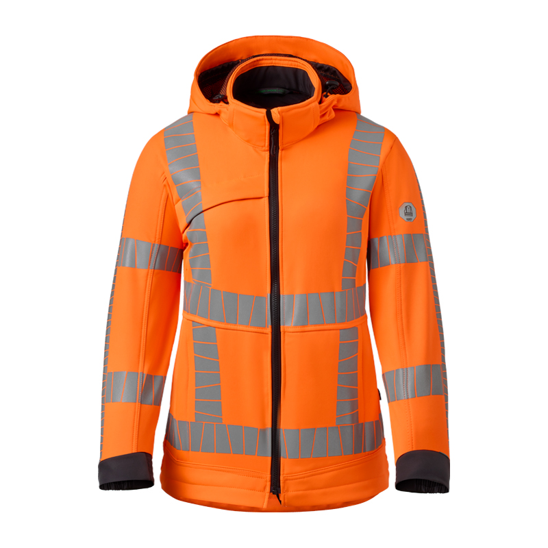 HaVeP 50482 Infra Damen Stretch Warnschutz SoftShell Jacke RWS+