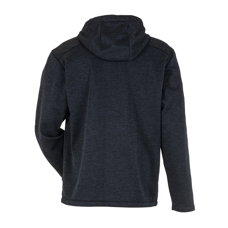 Rückansicht der Planam Eagle Jacke Hoodie mit Innenfleece von Planam, dunkelgraue Kapuzenjacke