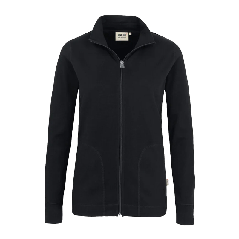 Hakro 227 Damen Interlock Jacke Regular Fit aus Baumwolle