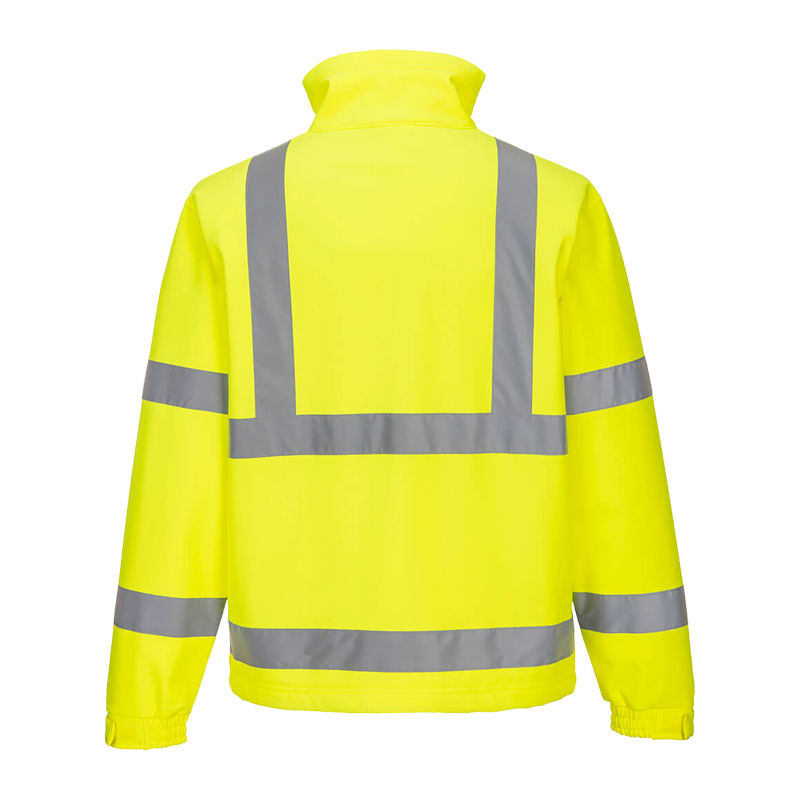 PortWest S424 Warnschutz SoftShell Jacke Klassik 3-lagig winddicht