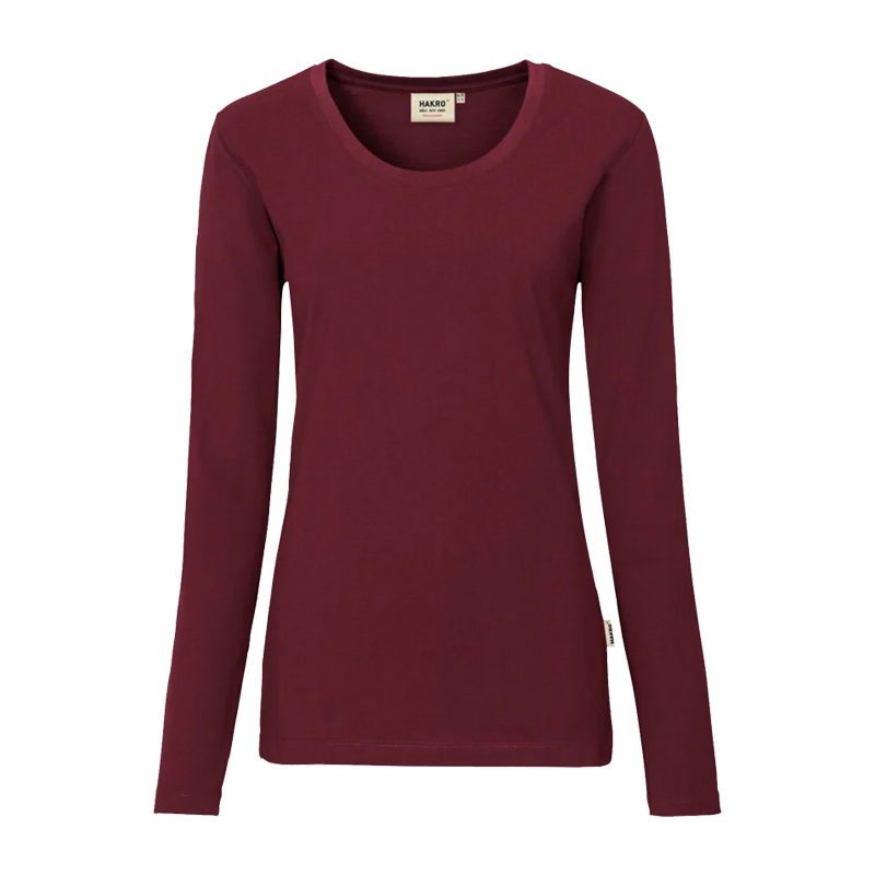 Hakro 179 Damen T-Shirt LongSleeve Regular Fit verstärkte Baumwolle | 1/1 arm