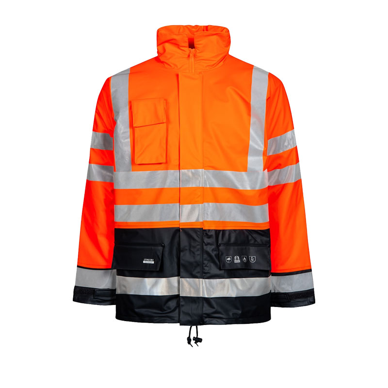 Lyngsøe FR-LR32 MultiNorm 2 in 1 Winter Warnschutz Regenjacke