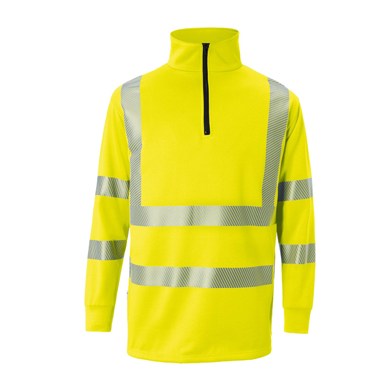 Kübler Reflectiq 5146 Warnschutz Zip Sweatshirt PSA 2 UV 40+
