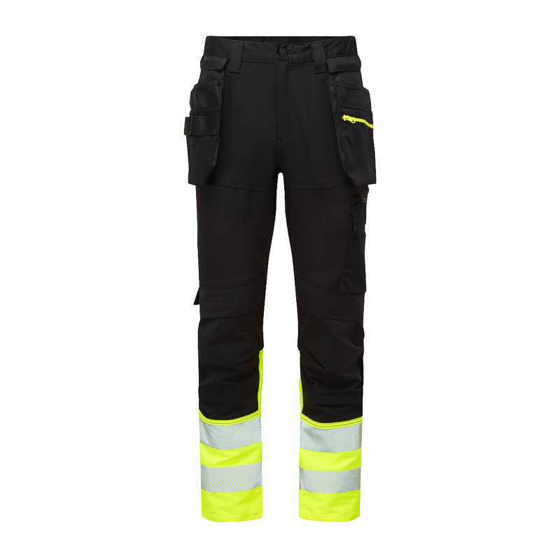 PortWest DX457 Hi-Vis Bundhose mit Holstertaschen Klasse 1