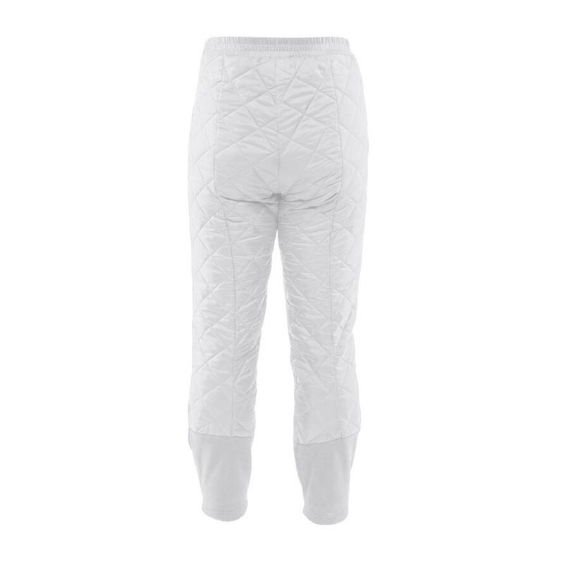 Weiße gesteppte TEMPEX THERMO HYGIENE ErgoPlus Damen Hose von HB Protective Wear, ergonomische Thermo-Arbeitshose mit Kälteschutz für kühle Arbeitsumgebungen