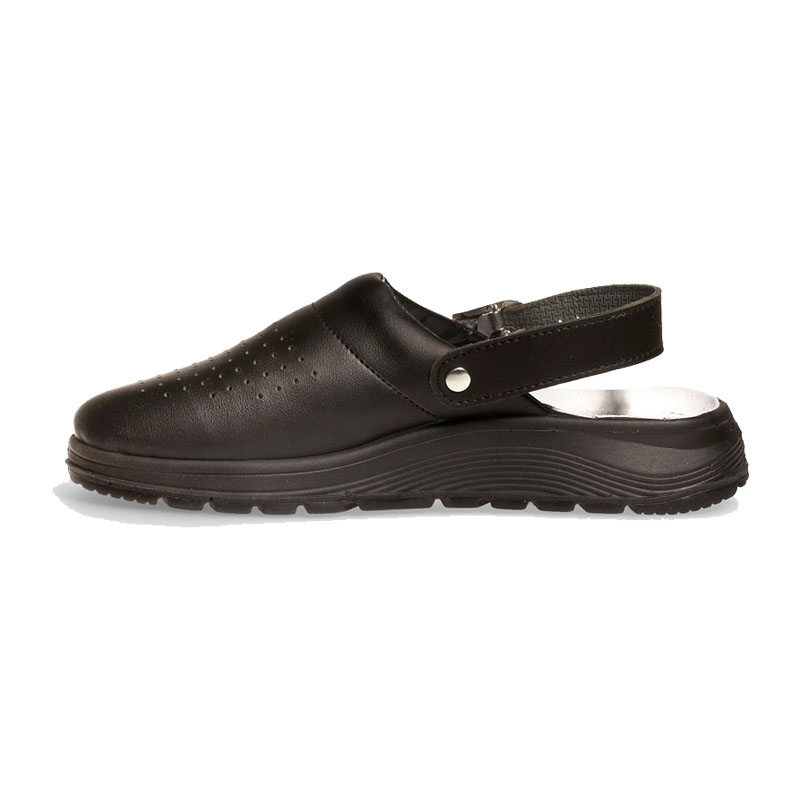 Abeba 877030 Active OB Clog perforiert mit Fersenriemen | Microfaser