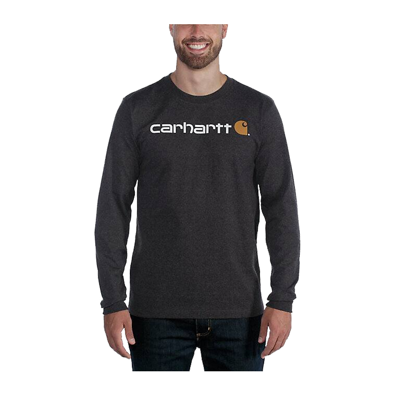 Carhartt 104107 Heavyweight Long-Sleeve T-Shirt Graphic | relaxed fit