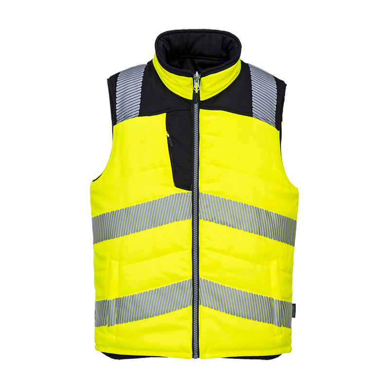 PortWest PW374 Warnschutz Wendeweste mit Insulatex Futter