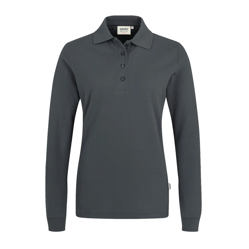 Hakro 215 Damen Polo-Shirt LongSleeve Comfort Fit verstärkte Baumwolle | 1/1 arm