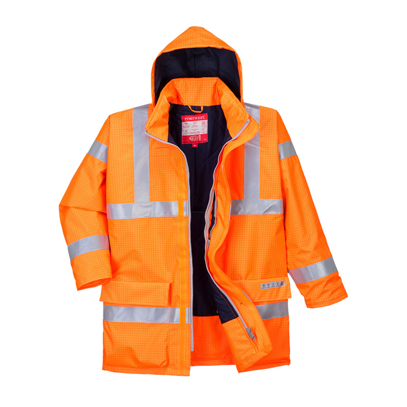 PortWest S778 MultiNorm Regen Warnschutz Jacke gefüttert