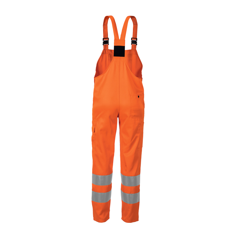 Planam Warnschutz Latzhose uni Klasse 2