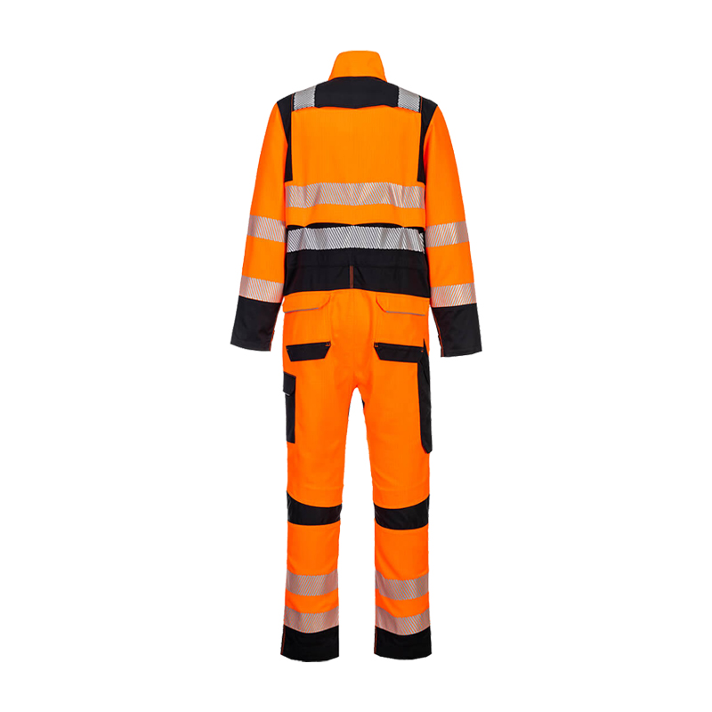 PortWest FR509 MultiNorm Warnschutz Overall HVO inhärent