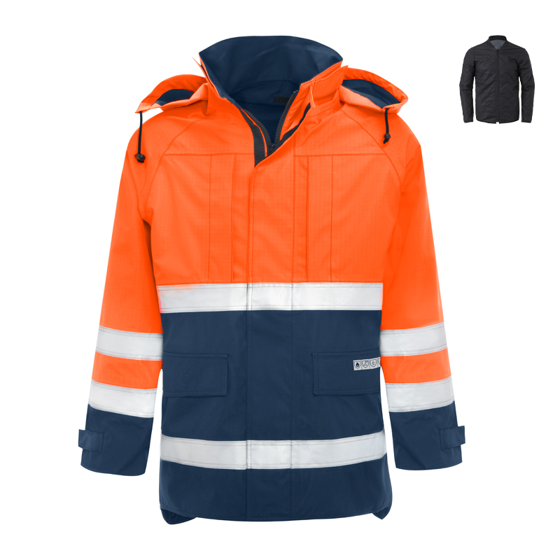 Kind 82604 FR Hi-Vis Wetterschutz Jacke Nova 300 FA3500 +  Wärmefutter