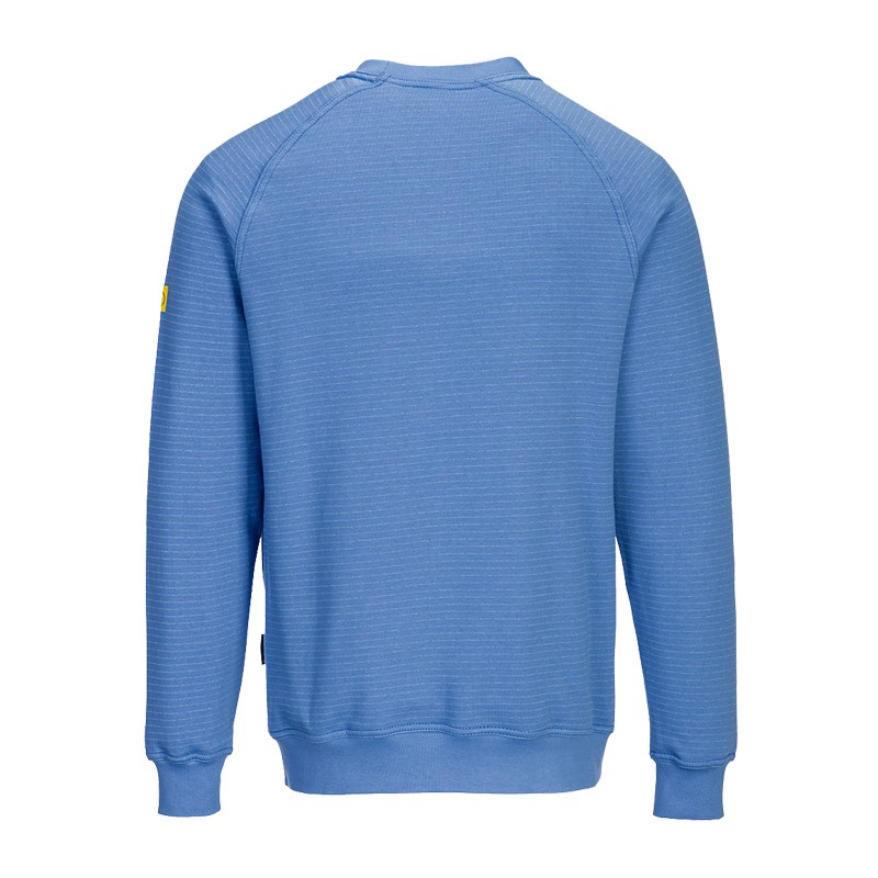 PortWest AS24 Antistatik ESD Sweat Shirt für EPA Bereiche