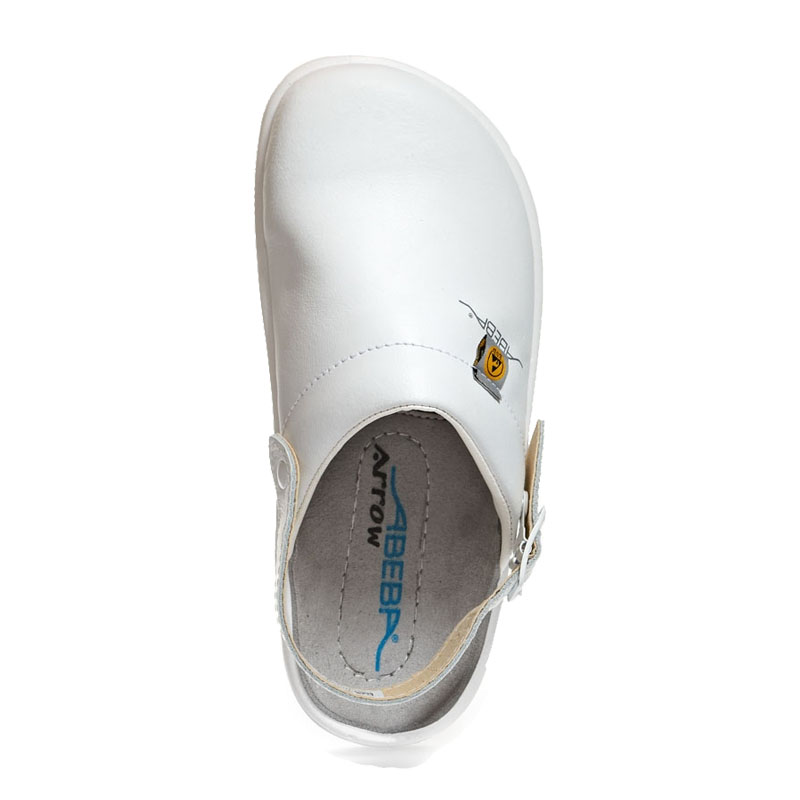Abeba 38200 Arrow ESD OB Clog für Medizin & Labor | weiß
