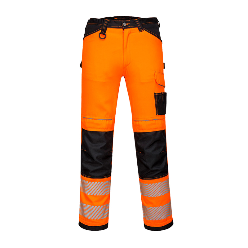 PortWest PW340 Warnschutz Hose aus robustem Gewebe