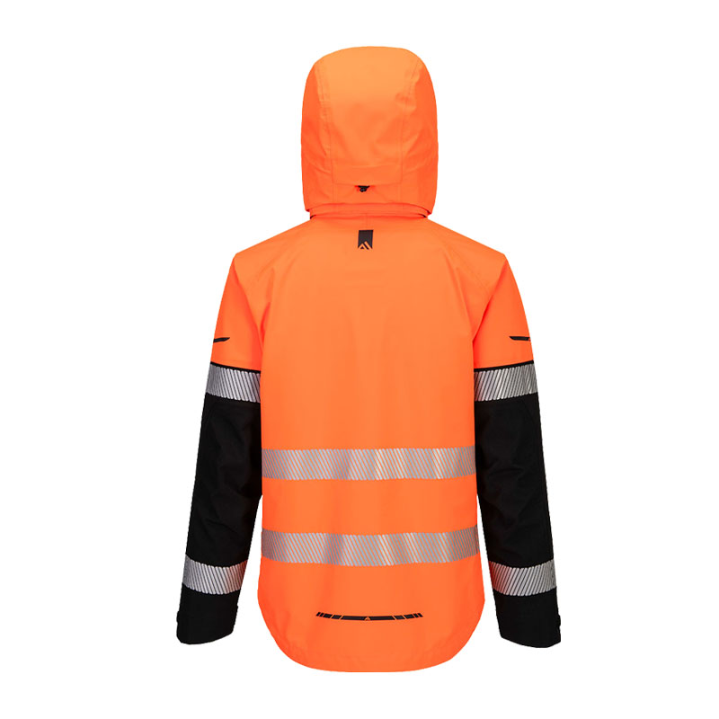 PortWest EV465 Hi-Vis Warnschutz Shell Jacke 3-lagig