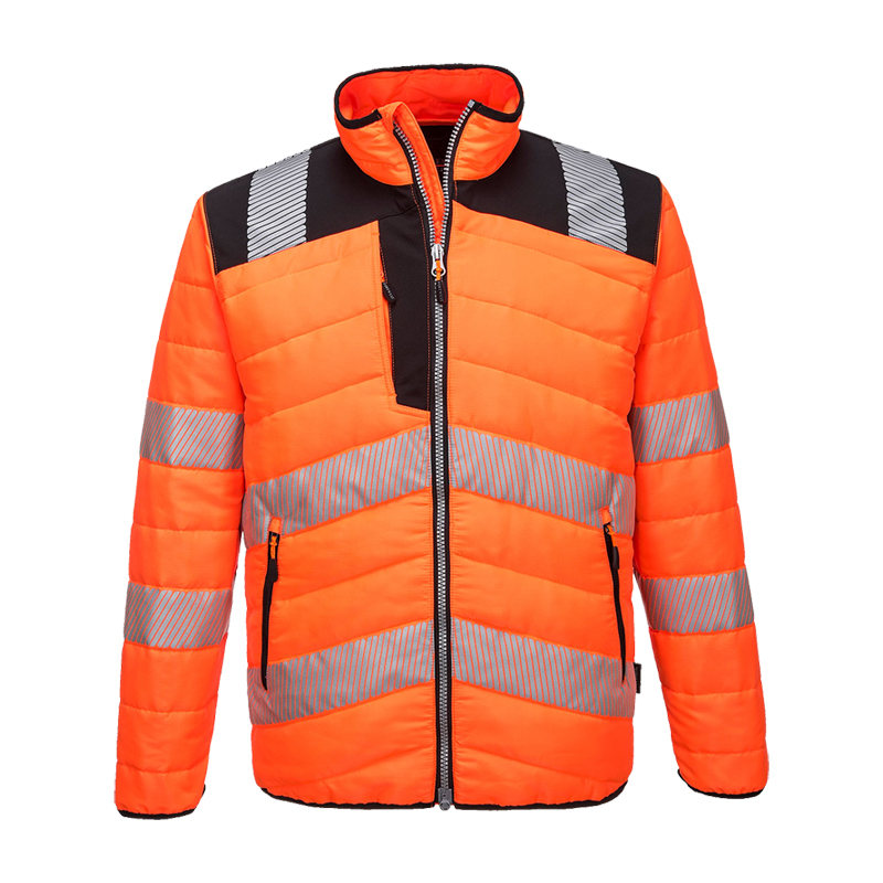 PortWest PW371 Warnschutz Steppjacke mit Insulatex Futter