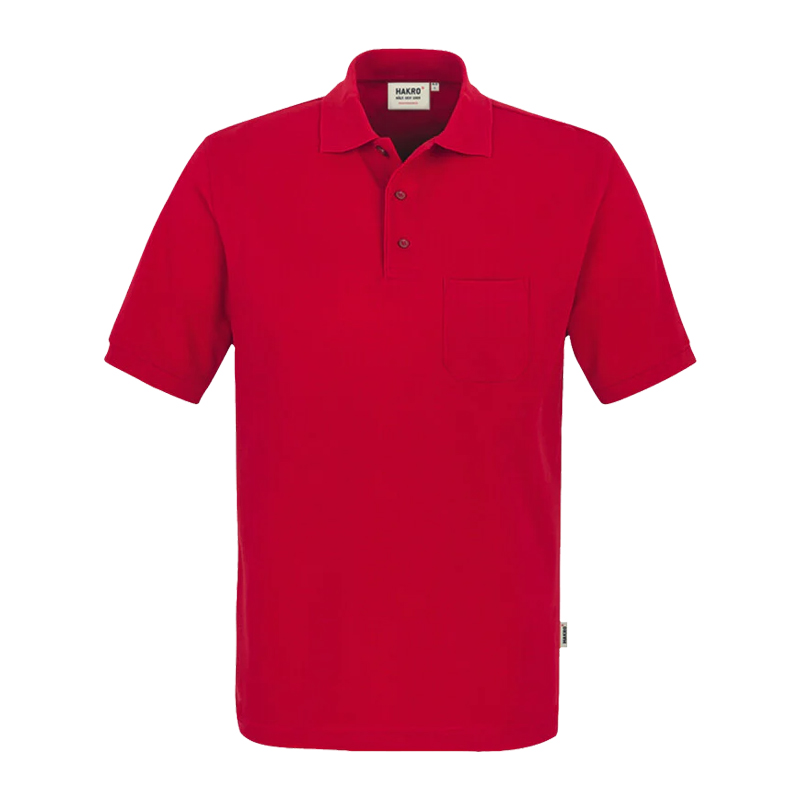 Hakro 812 Pocket Polo-Shirt Comfort Fit verstärkte Baumwolle | 1/2 arm
