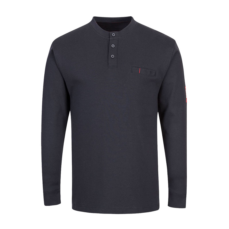 PortWest FR32 MultiNorm Henley T-Shirt flammhemmend und antistatisch