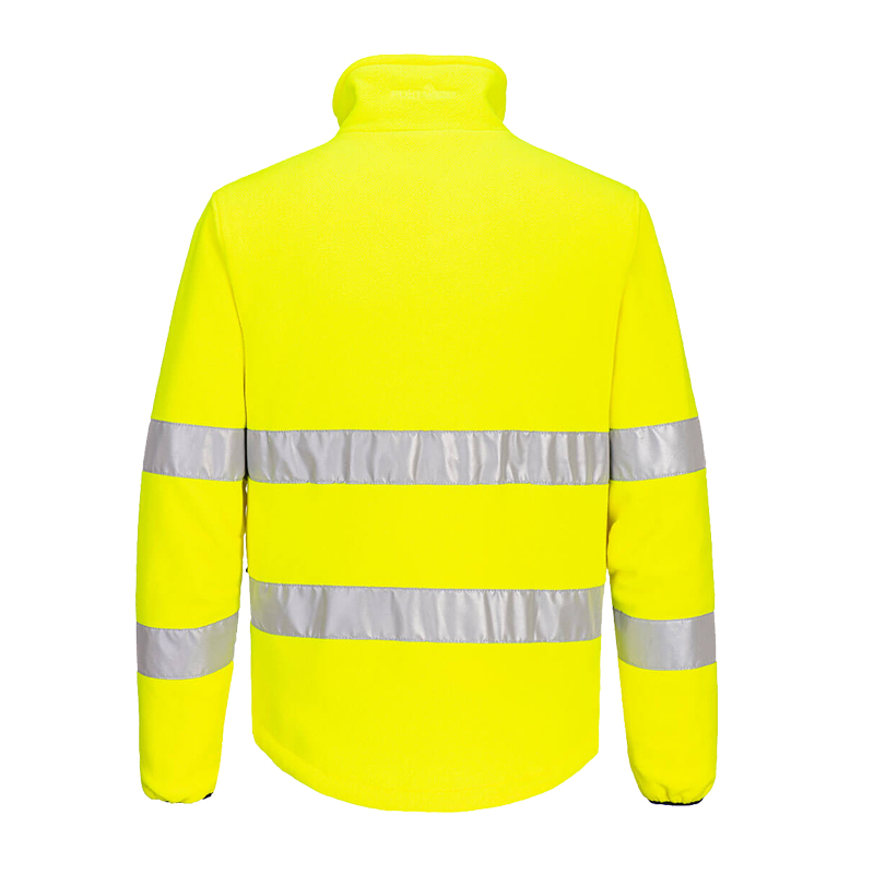 PortWest PW274 Warnschutz Fleecejacke mit Mesh Innenfutter