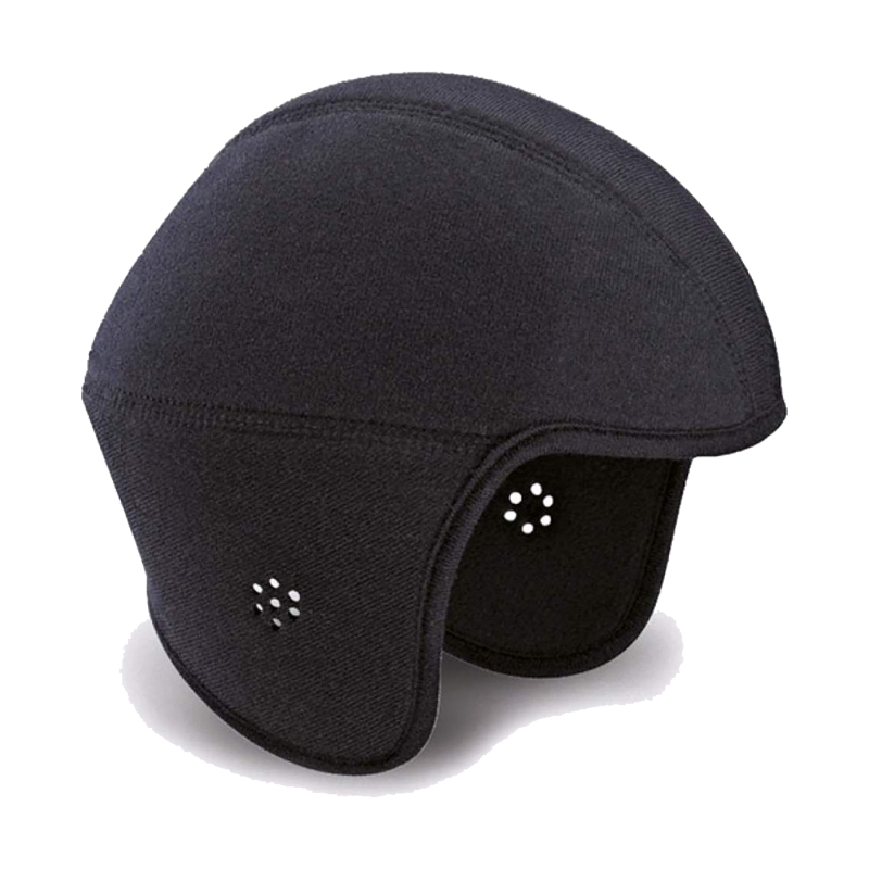 KASK Winterfutter-Haube WPA00007 für Industriehelme, schwarze warme Unterziehhaube mit Ohrschutz als Winterfutter für KASK Helme
