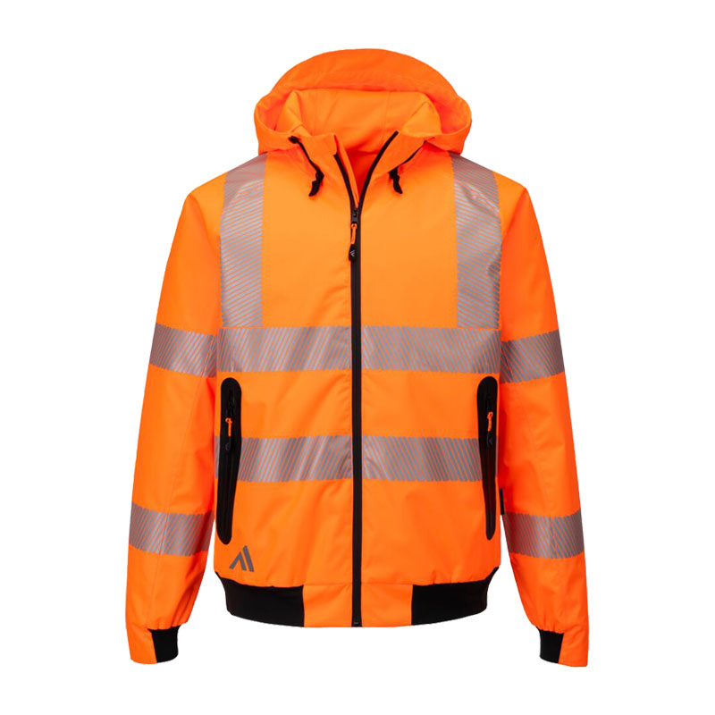 PortWest KX315 Warnschutz Regen Pilot Jacke