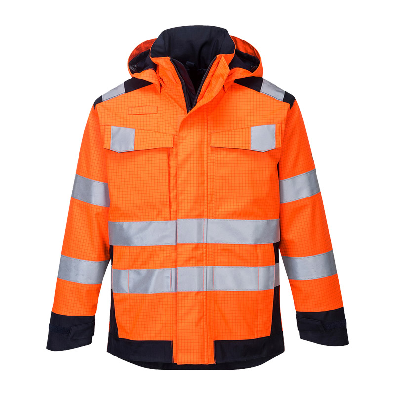 PortWest MV70 MultiNorm Warn Wetterschutz Jacke Klasse 3
