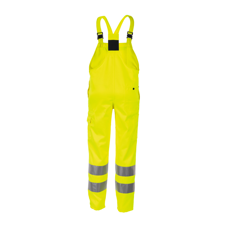 Planam Warnschutz Latzhose uni Klasse 2