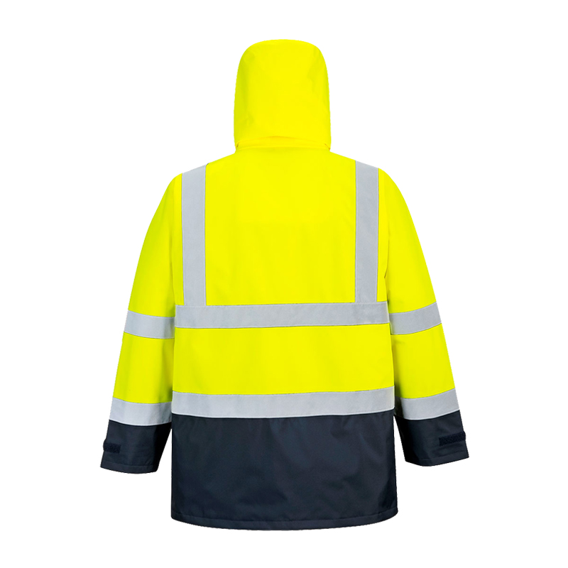 PortWest S768 Warnschutz 5 in 1 Exekutiv Wetterschutz Jacke multifunktional