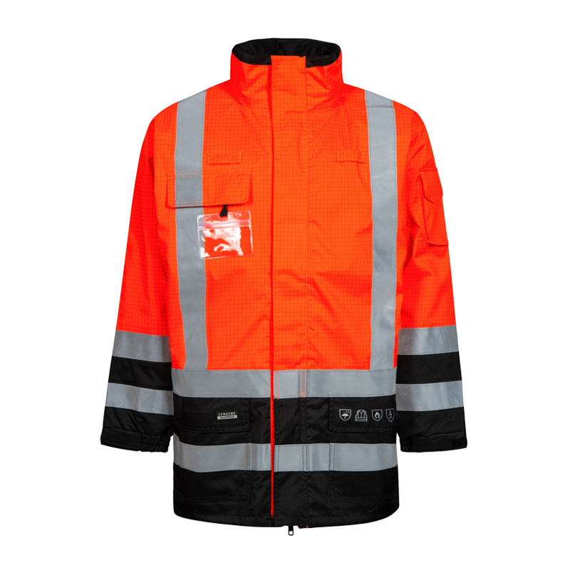 Lyngsøe FR-LR11355 MultiNorm Hi Vis Warnschutz Wetterschutz Jacke