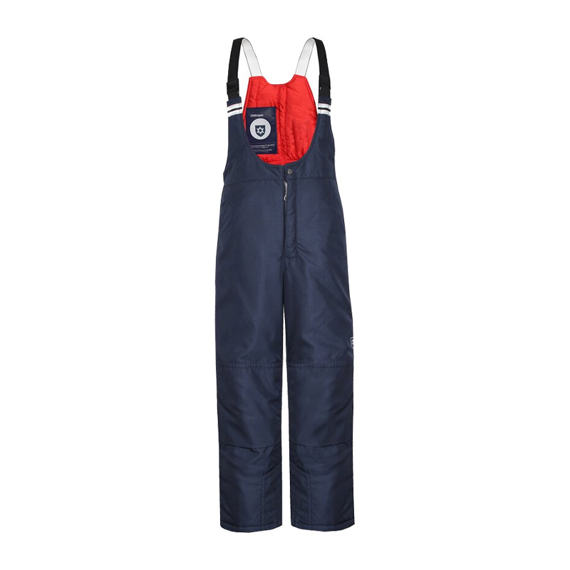 TEMPEX COMFORT Kühlhaus Hose von HB Protective Wear als marinefarbene Kälteschutz-Latzhose für 0 bis 10 °C, robust, wasserabweisend und ideal für Kühlhaus, Logistik und Lebensmittelbereich