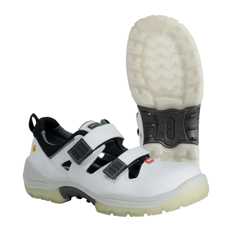 Jalas Clean 3510R Respiro S1 ESD Sicherheitssandale mit Klettverschluss