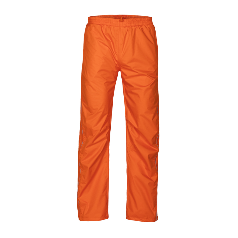 Planam Monsun Regen Hose in Orange, wasserdichte und atmungsaktive Überhose für Arbeit und Outdoor