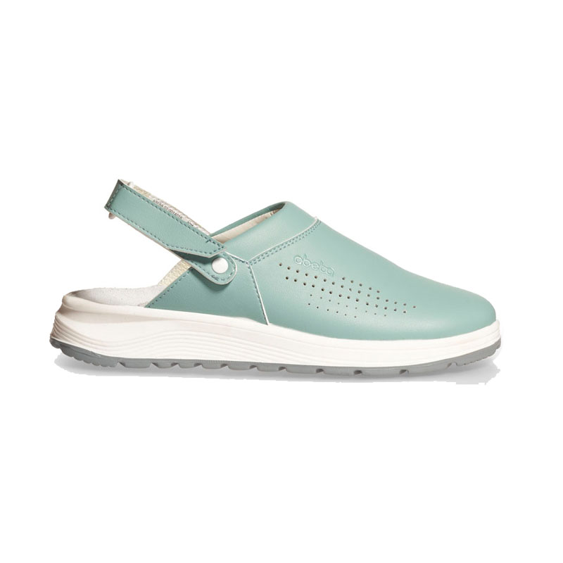 Abeba 814018 Active OB Clog perforiert mit Fersenriemen | Microfaser