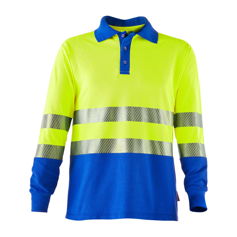 Rofa 605139 MultiNorm Warnschutz Polo-Shirt langarm 4kA | APC1