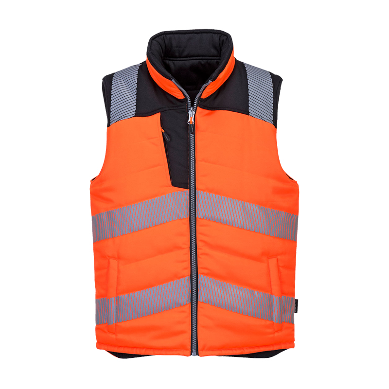 PortWest PW374 Warnschutz Wendeweste mit Insulatex Futter