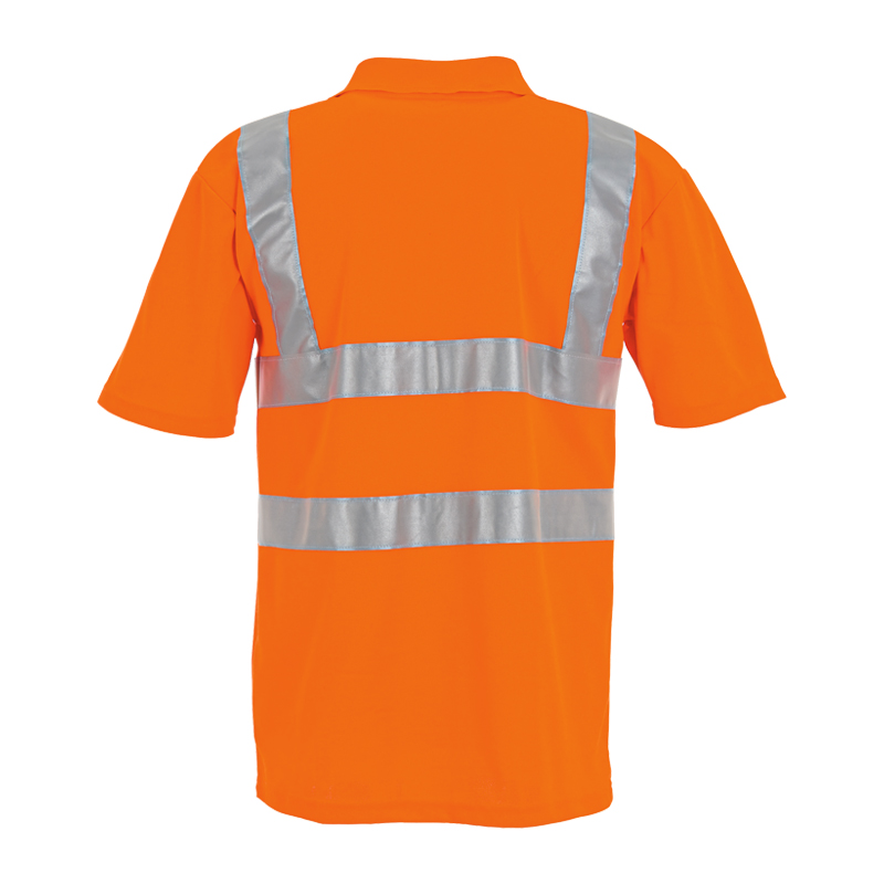 Planam Warnschutz Polo-Shirt uni Klasse 2