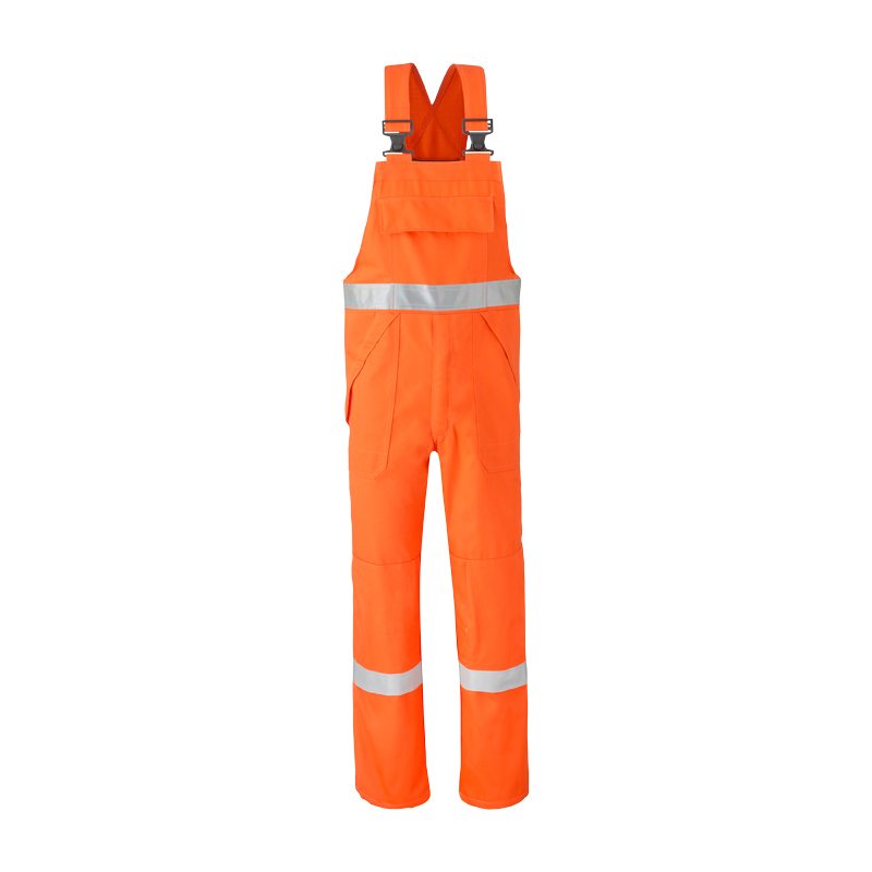 HaVeP 5Safety 2151 MultiNorm Latzhose APC1, orange Warnschutz-Latzhose mit Reflexstreifen und verstellbaren Trägern