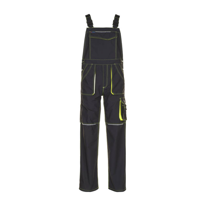 Planam Basalt Neon Latzhose