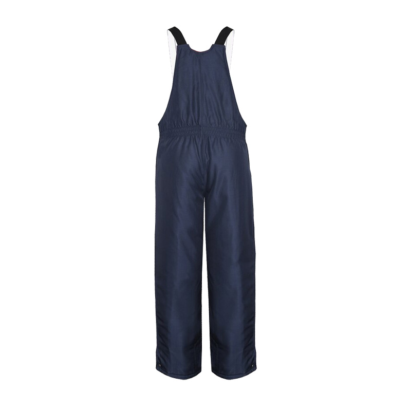 TEMPEX COMFORT Damen Kommissionierer Gefrierhaus Hose von HB Protective Wear, navyblaue Kälteschutzhose mit Trägern für Arbeiten bis -49 °C