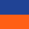 leuchtorange | kornblau