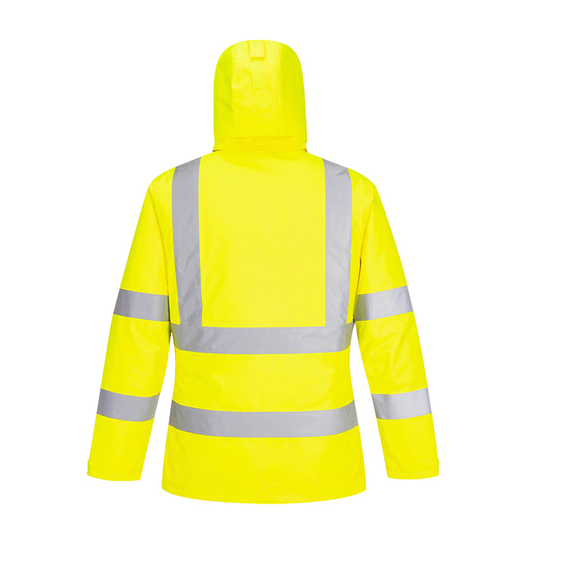 PortWest EC60 ECO Winter Warnschutz Jacke gefüttert 100% recyceltes PES