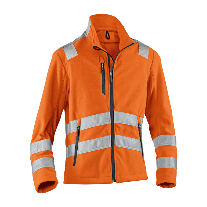 Kübler Reflectiq 1407 Warnschutz Fleece Jacke PSA 2 nach EN 14058