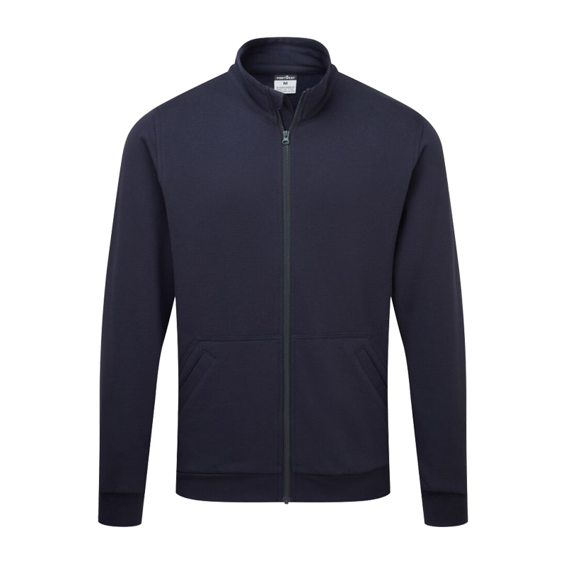 PortWest AS25 Antistatik ESD Sweat Jacke für EPA Bereiche